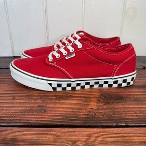 Vans Atwood Checker Sidewall Red / White / Black Men’s 11.5